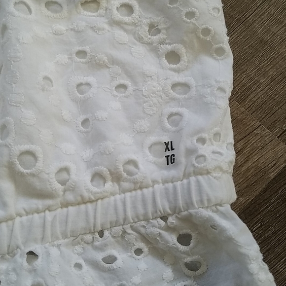 Aerie 3 Bralettes & Eyelet Lace Peplum Crop Top XL - Picture 6 of 14